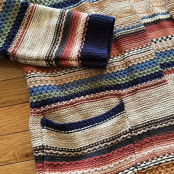 Vintage cotton-blend Coldwater Creek cardigan sweater with front pockets - Picture 2 of 10